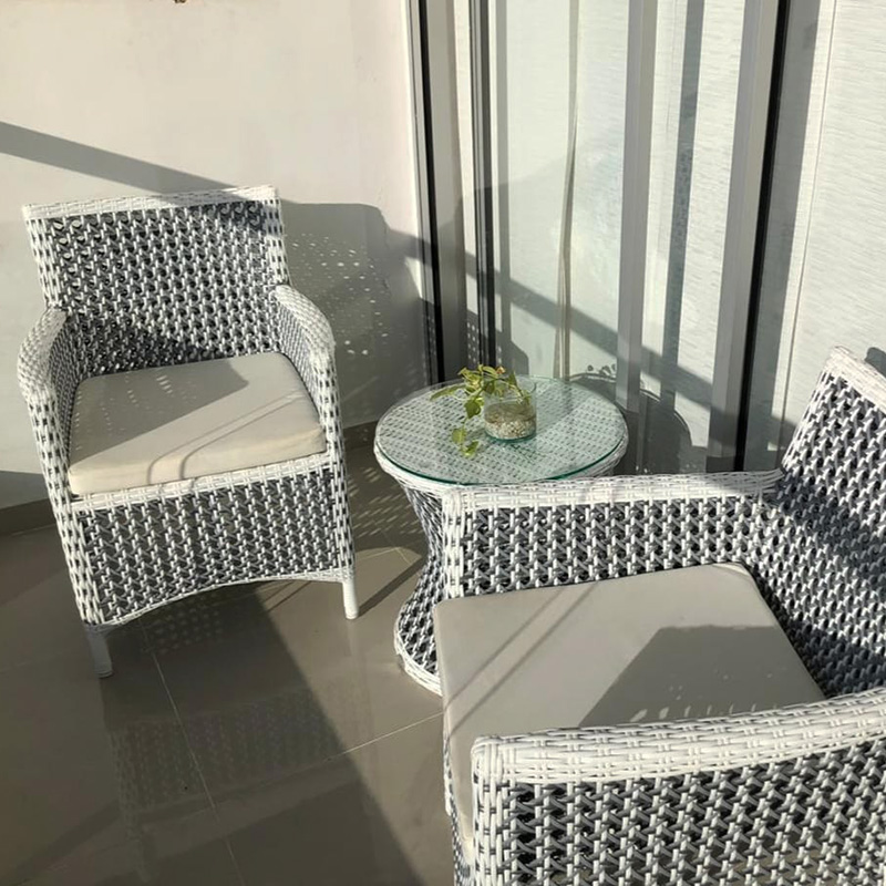 Terraza Miami para exteriores en rattan sintético